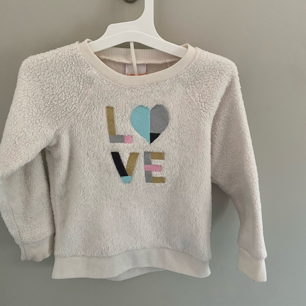 Soft sweatshirt for toddler girl